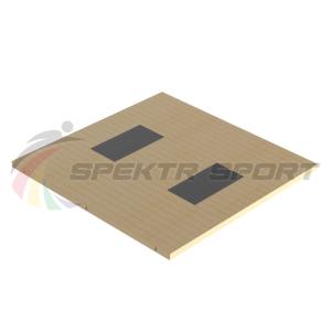 Купить Помост тяжелоатлетический 3х3х0,1м, рез. амортизаторы 1х0,5х0,04м в Сысерть 