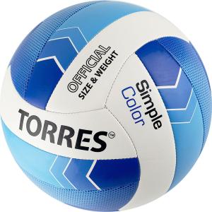 Купить Мяч волейбольный Torres Simple Color любительский р.5 в Сысерть 